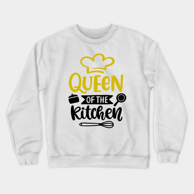 Queen of the Kitchen Crewneck Sweatshirt by RioDesign2020